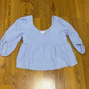 True Craft  Button-Front Top